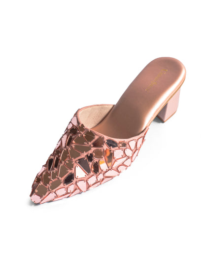 Peach Espejo Mules