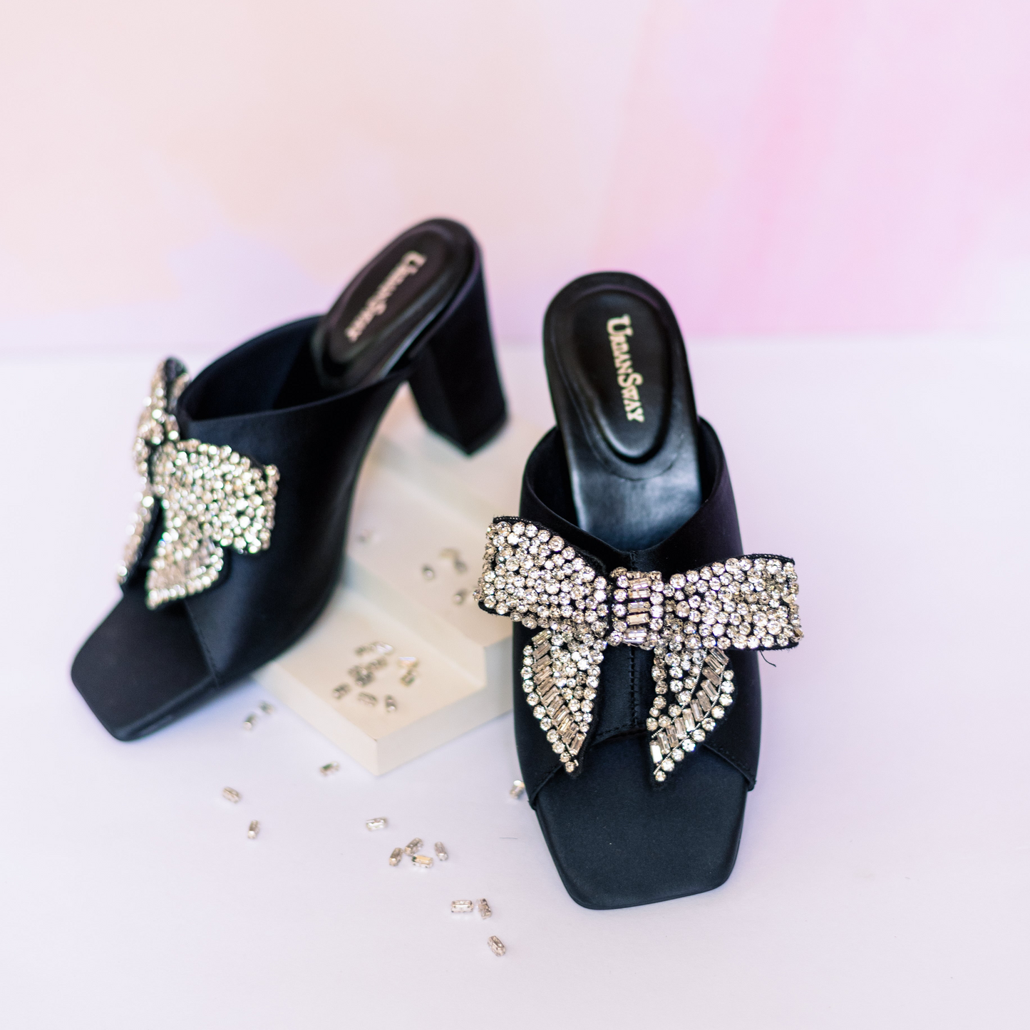 Krystal Bow Heels