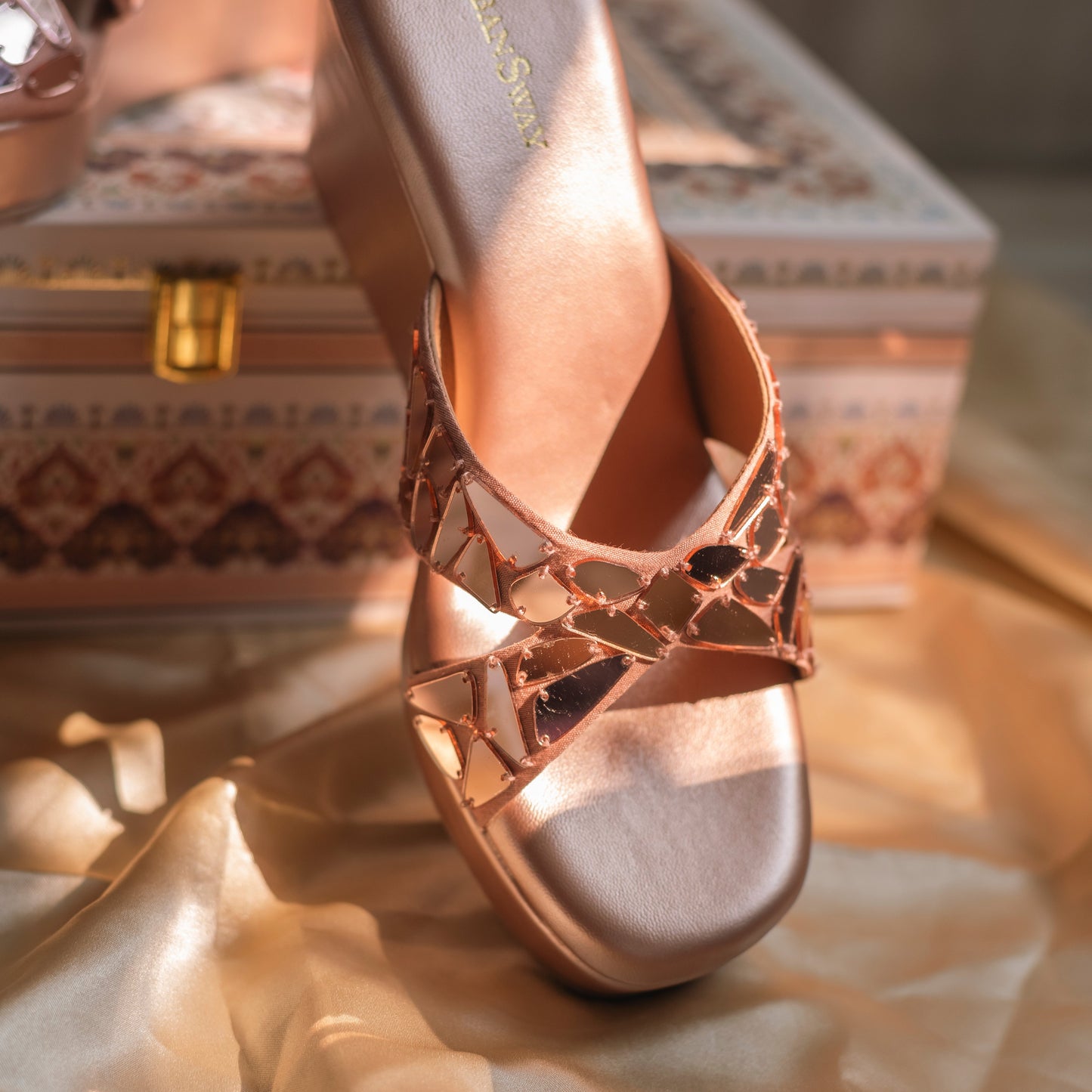 Peach Espejo Wedges