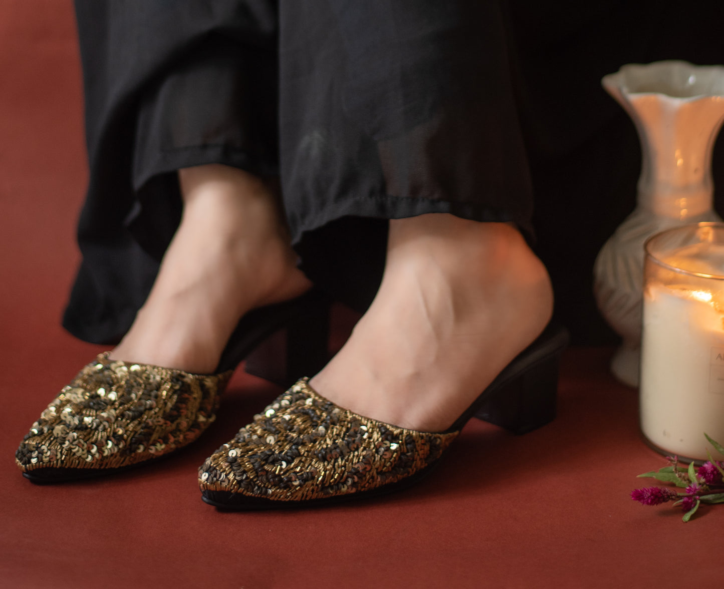 Black Beauty Mules